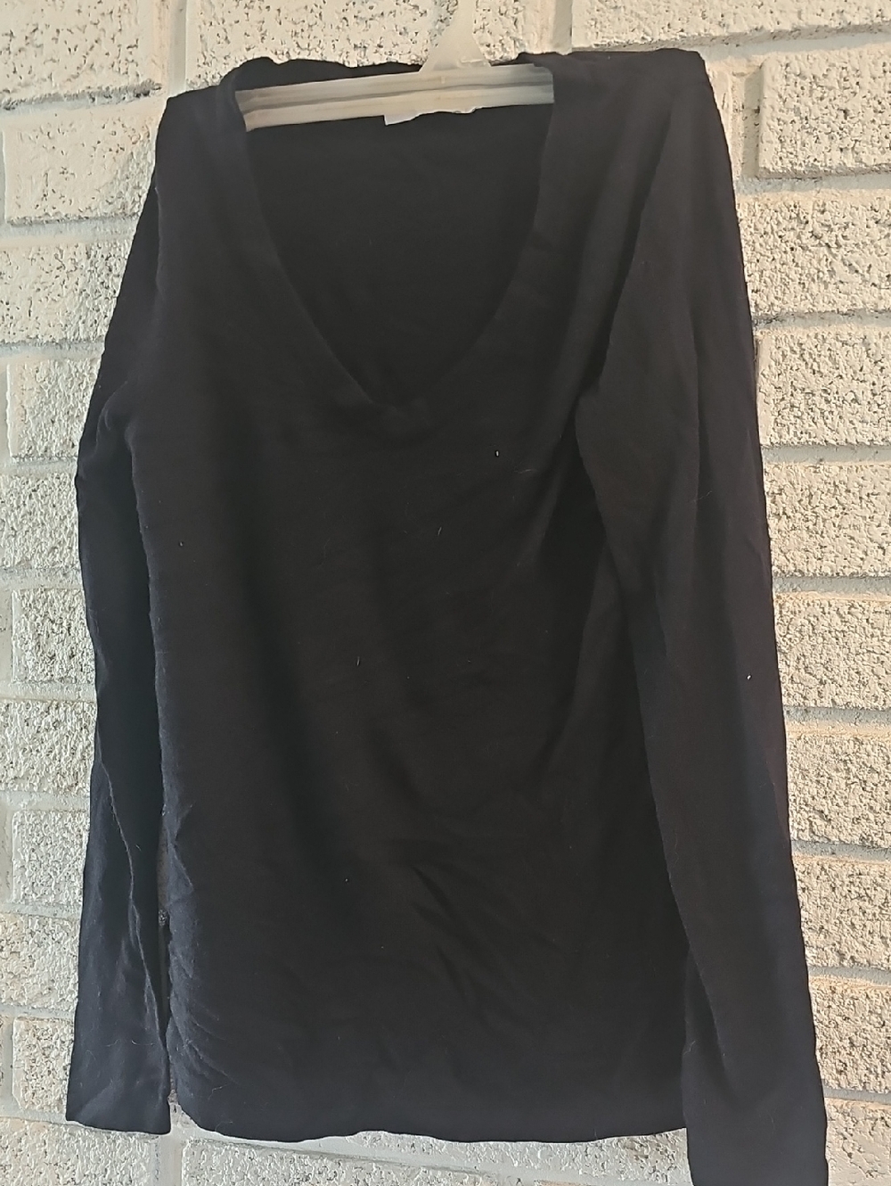Ricki's Black V-Neck Long Sleeve Tee